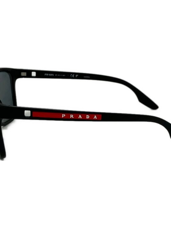 PRADA SPORT SPS02W Black Red Plastic Sunglasses